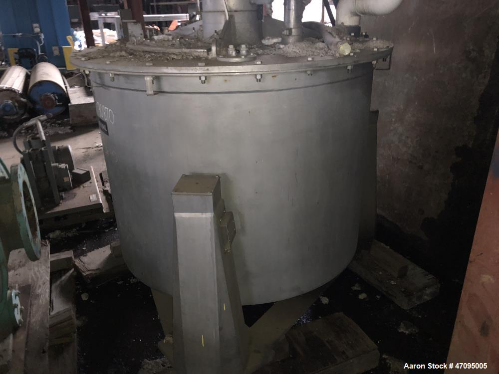 Used- Delaval / ATM 48" x 30" Perforated Basket Centrifuge