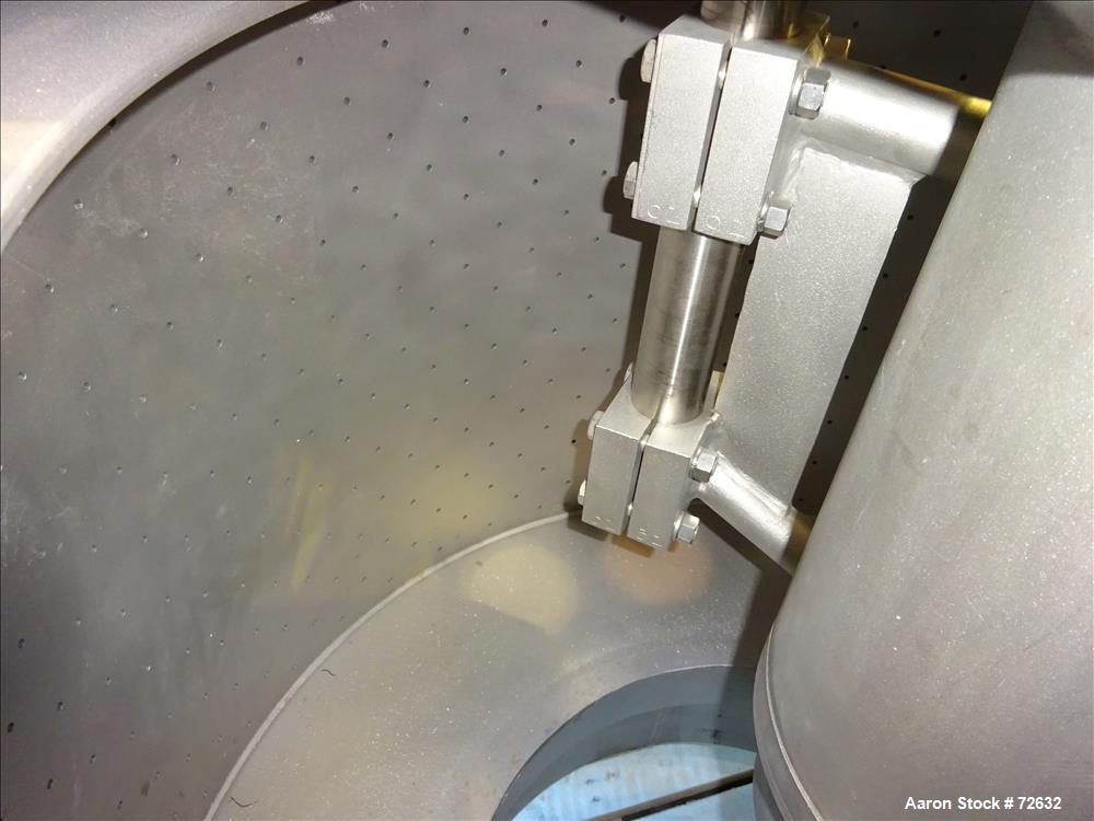 Reconditioned- Delaval ATM 48" x 30" Perforated Basket Centrifuge