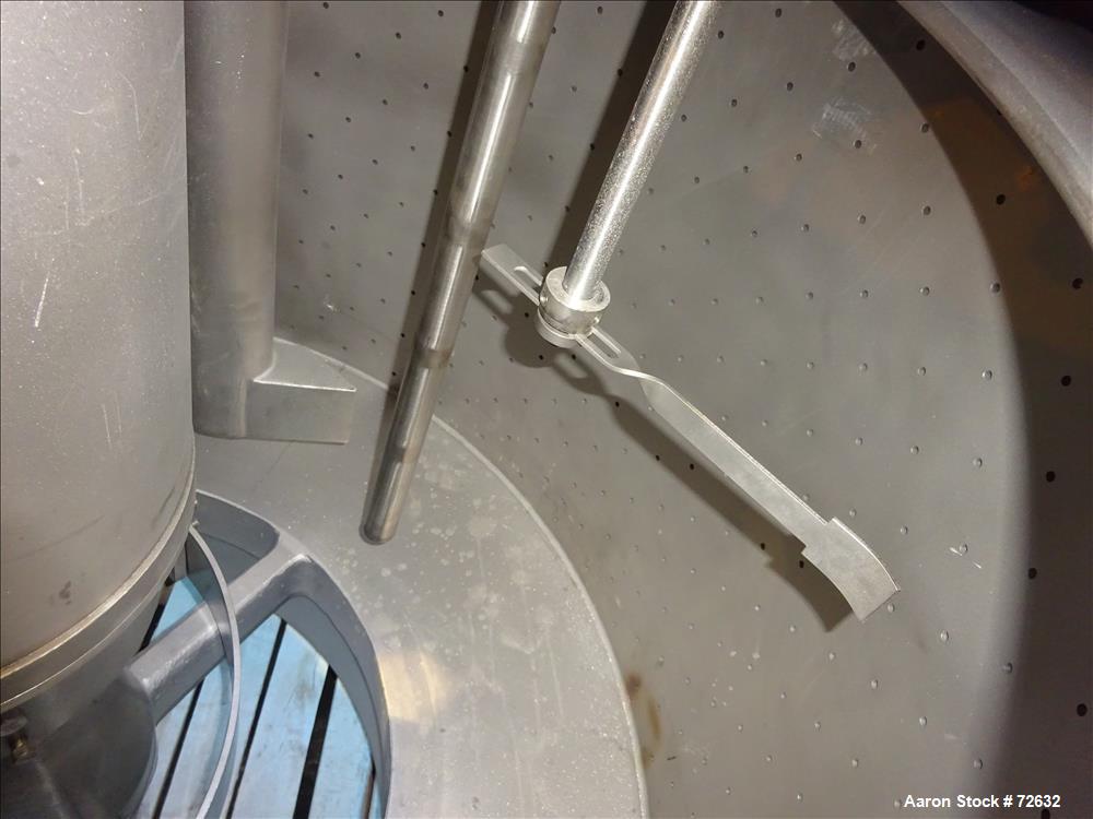 Reconditioned- Delaval ATM 48" x 30" Perforated Basket Centrifuge