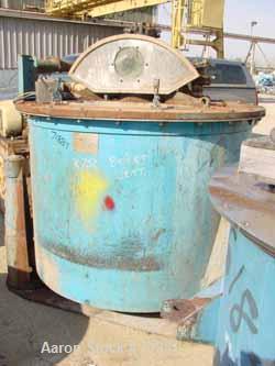 Used Stainless Steel Delaval Perforated Basket Centrifuge
