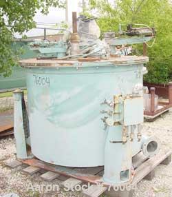 USED: Delaval/ATM Mark III clarifier solid basket centrifuge, 316stainless steel construction (product contact areas). Max bowl speed1380, top load, bottom unload, tripod suspension system, 16 cu ft ...