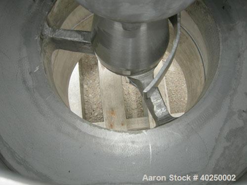 Used Delaval/ATM 24" x 14" perforated basket centrifuge, Hastelloy C-276 construction (product contact areas). Max bowl speed 1475 rpm, top feed, bottom unload, 2.1875 cubic foot basket cake solids c...