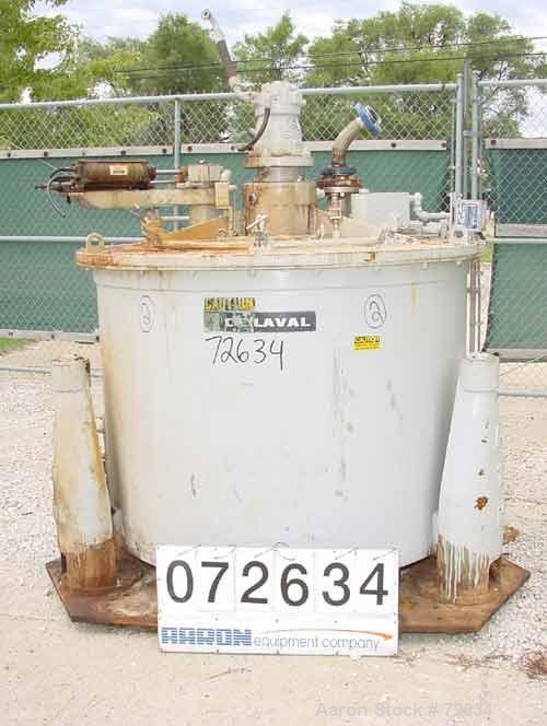 Used Stainless Steel Delaval Perforated Basket Centrifuge