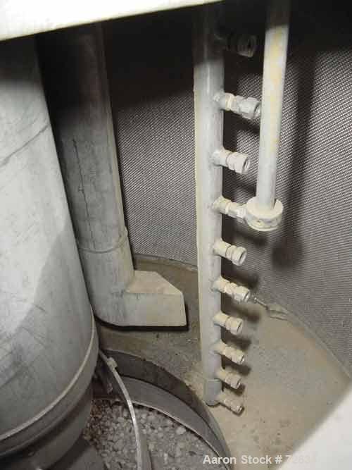 Used Stainless Steel Delaval Perforated Basket Centrifuge