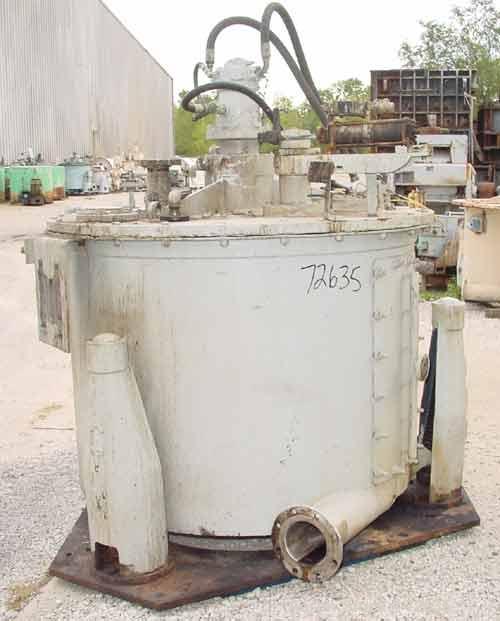 Used Stainless Steel Delaval Perforated Basket Centrifuge