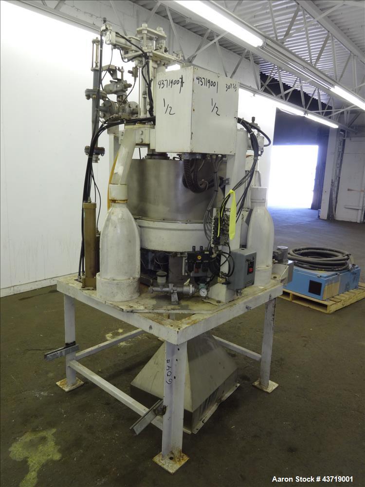 Used- Kokusan 26" x 12" Solid Bowl Basket Centrifuge