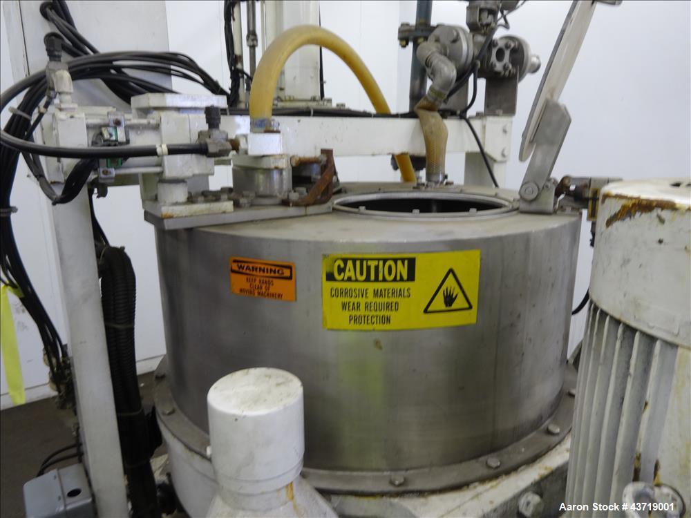 Used Kokusan 26" x 12" Solid Bowl Basket Centrifuge