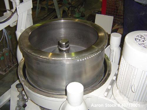 Used- Kokusan 26" x 12" Solid Bowl Basket Centrifuge