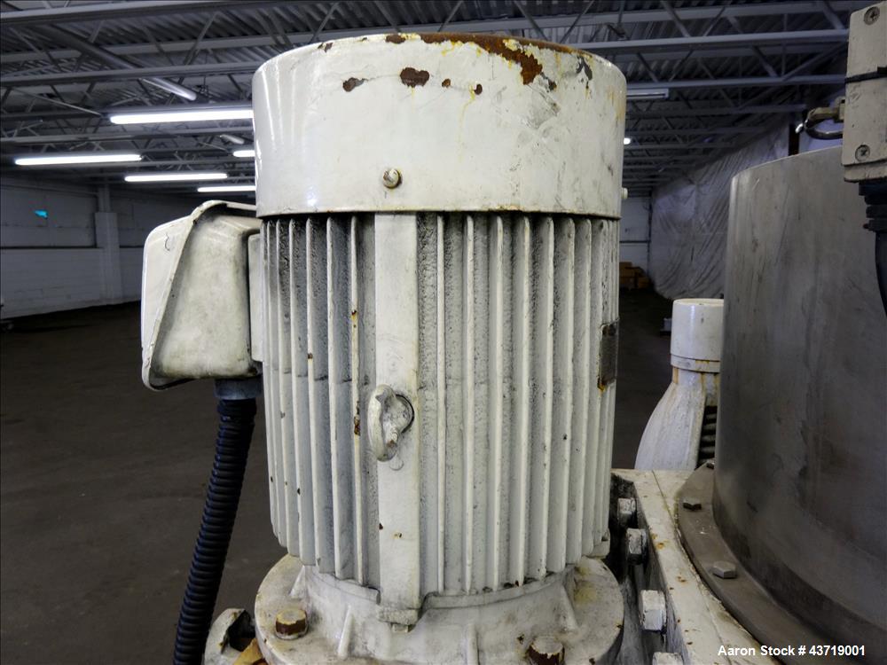 Used Kokusan 26" x 12" Solid Bowl Basket Centrifuge