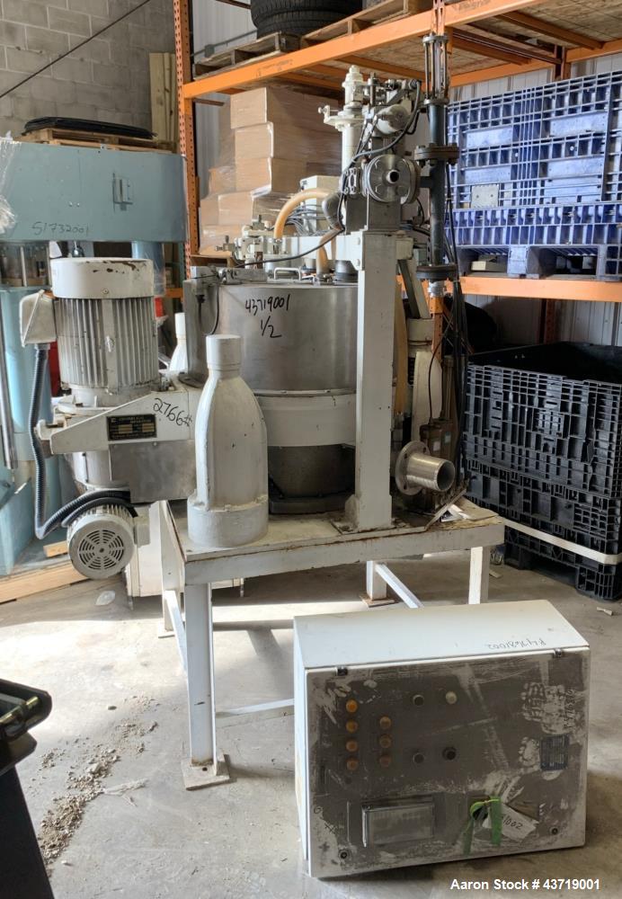 Used Kokusan 26" x 12" Solid Bowl Basket Centrifuge