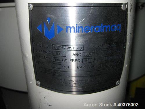 Used-Mineralmag Solid Wall Basket Centrifuge. Stainless steel construction (product contact areas), tri-pod suspension syste...