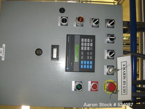 USED: Sharples 48" x 30" perforated basket centrifuge, 316 stainlesssteel construction on product contact areas. Top load, bottom unload.16 cubic foot solids capacity (basket). Max bowl speed 1150 rp...