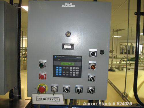 USED: Sharples 48" x 30" perforated basket centrifuge, 316 stainless steel construction on product contact areas. Top load, bottom unload. 16 cubic foot solids capacity (basket). Max bowl speed 1150 ...