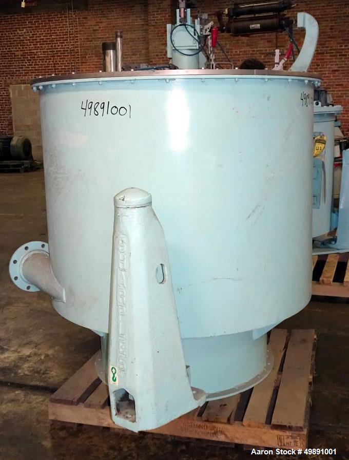 Used- Sharples 48" x 30" Perforated Basket Centrifuge