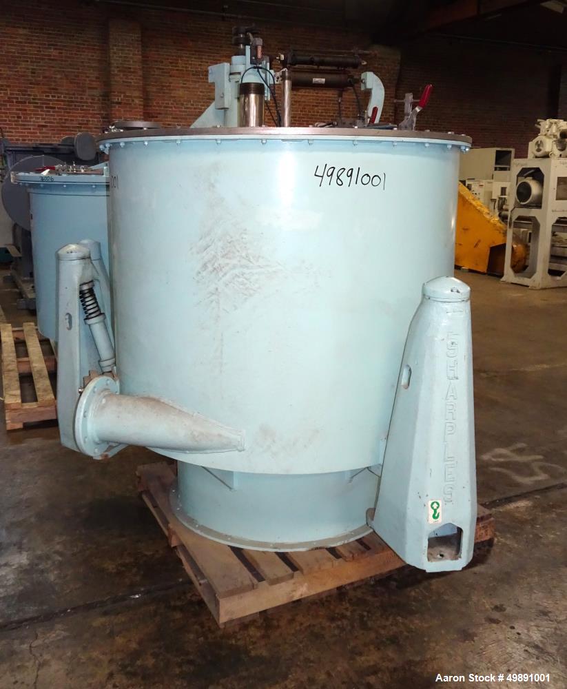 Used- Sharples 48" x 30" Perforated Basket Centrifuge