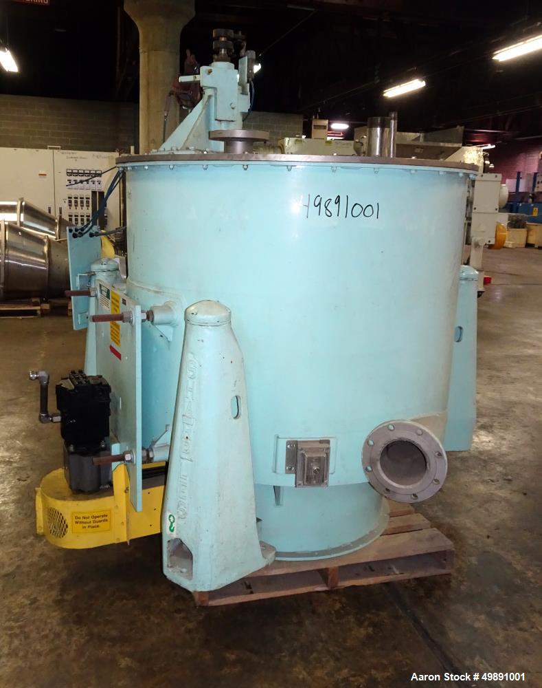 Used Sharples 48" x 30" Perforated Basket Centrifuge