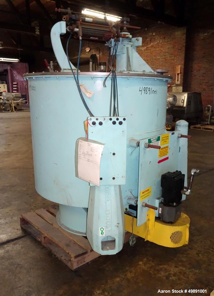 Used Sharples 48" x 30" Perforated Basket Centrifuge
