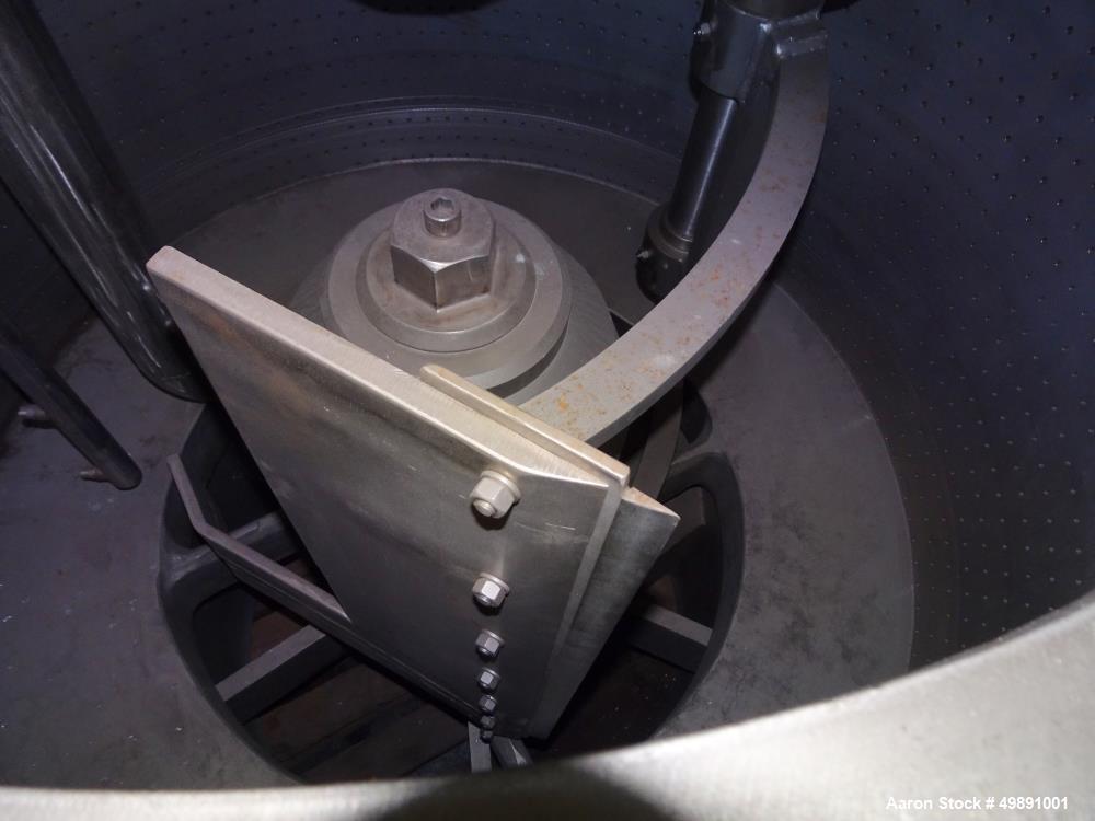Used Sharples 48" x 30" Perforated Basket Centrifuge