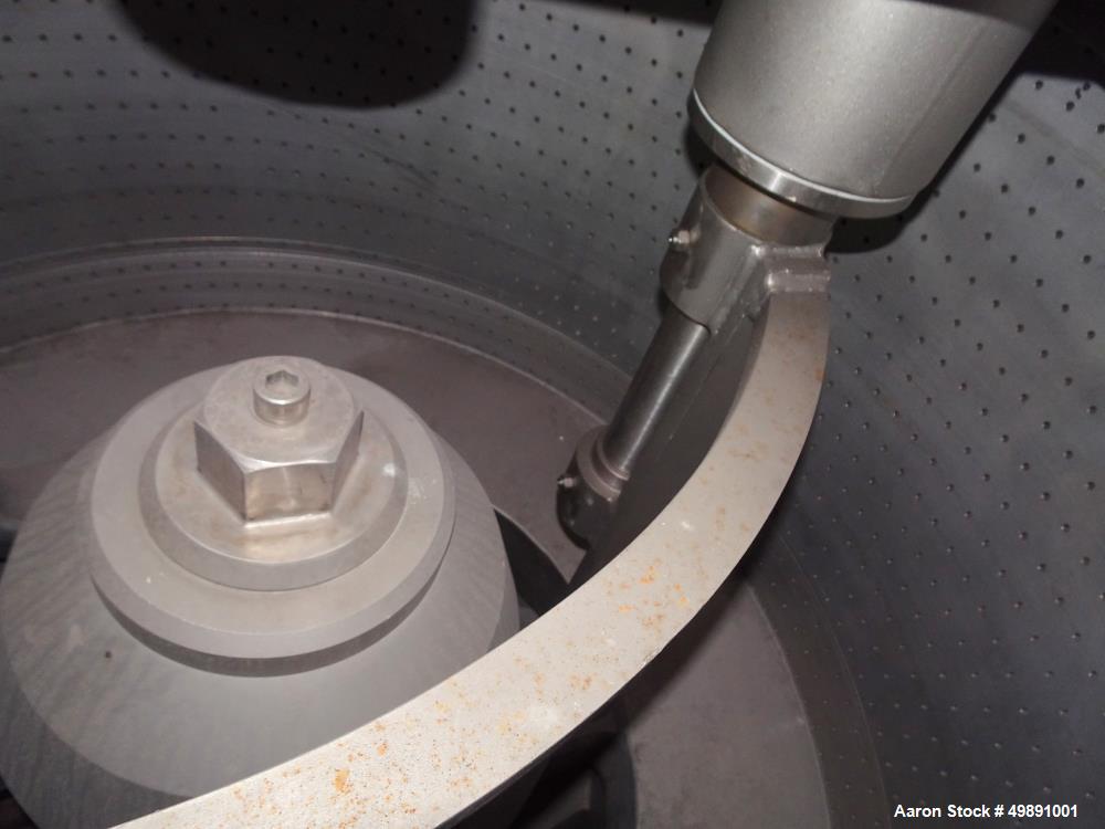 Used Sharples 48" x 30" Perforated Basket Centrifuge