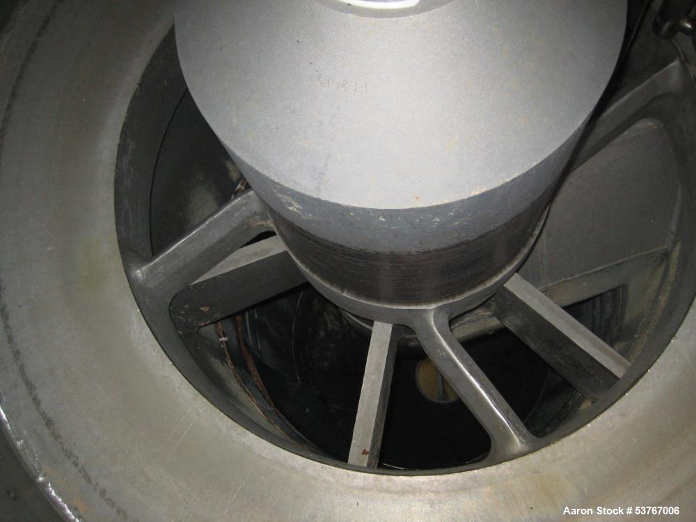 Used Sharples Sludgepack SP6500 Basket Centrifuge – 16 Cu Ft, 50 HP Hydraulic System, SS Construction