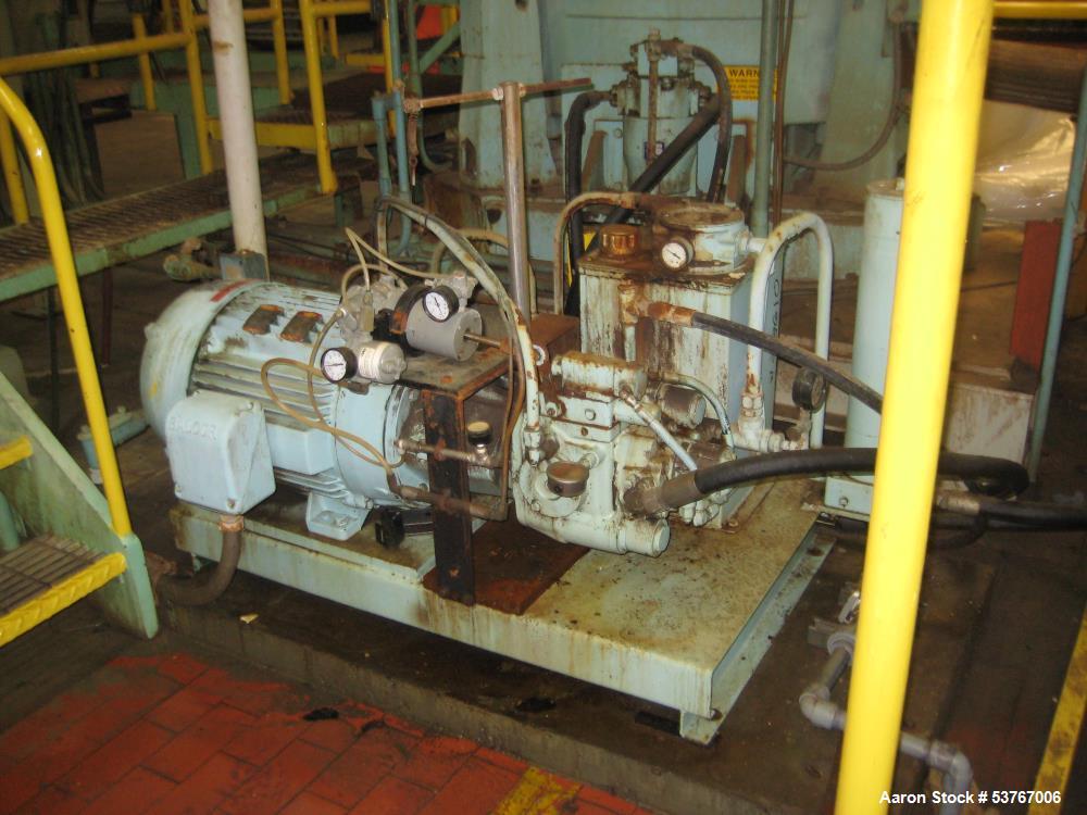 Used Sharples Sludgepack SP6500 Basket Centrifuge – 16 Cu Ft, 50 HP Hydraulic System, SS Construction