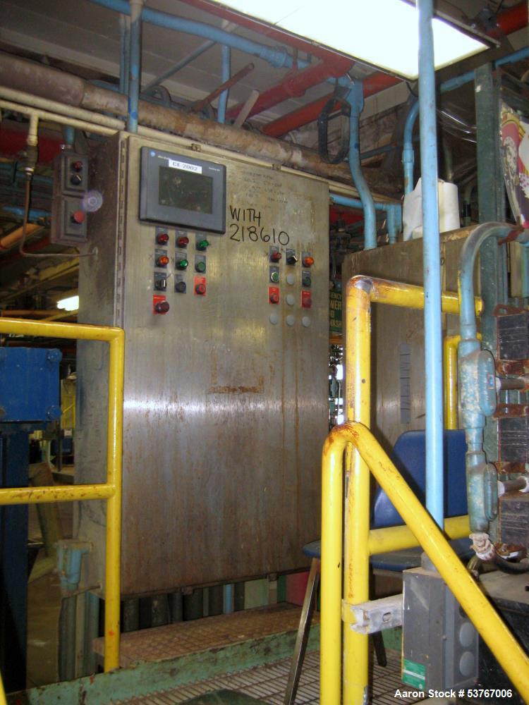 Used Sharples Sludgepack SP6500 Basket Centrifuge – 16 Cu Ft, 50 HP Hydraulic System, SS Construction