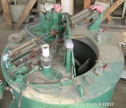 Used Stainless Steel Sharples Solid Bowl Basket Centrifuge