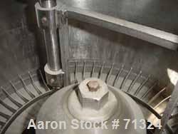 Reconditioned: Sharples 48” x 30” Perforated Basket Centrifuge.stainless steel construction, max bowl speed 1150 rpm, 16 cubic foot basket solids capacity, tri-pod suspension system,(4) curb housing ...