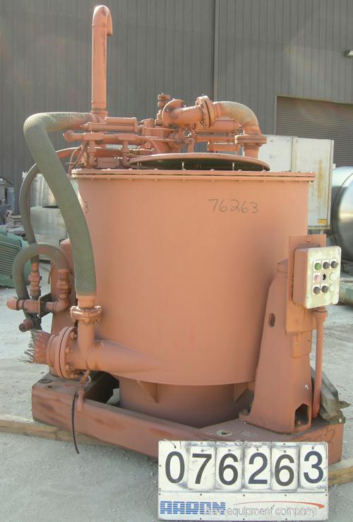 Reconditioned- Sharples 48" x 30" Perforated Basket Centrifuge