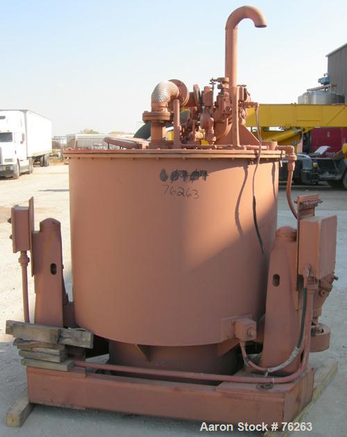 Reconditioned- Sharples 48" x 30" Perforated Basket Centrifuge