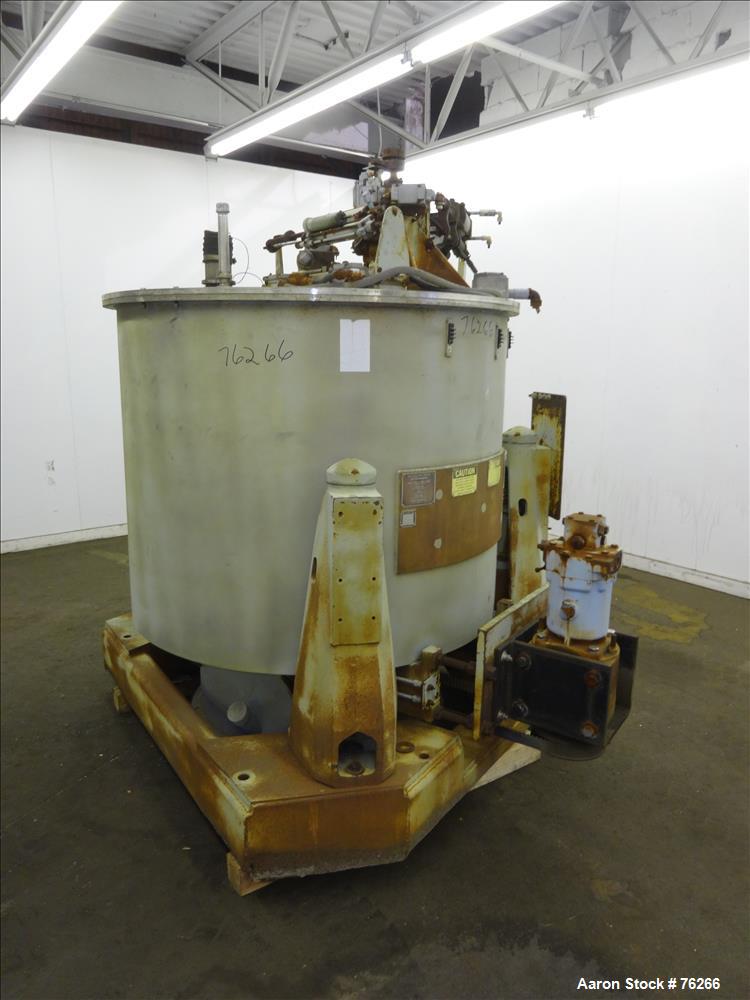 Reconditioned- Sharples 48" x 30" Perforated Basket Centrifuge