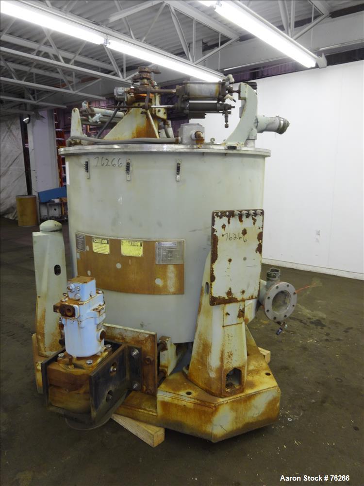 Reconditioned- Sharples 48" x 30" Perforated Basket Centrifuge