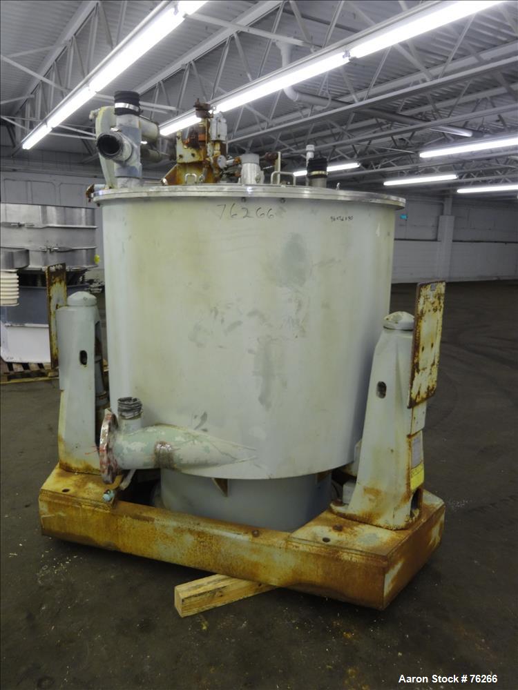 Reconditioned- Sharples 48" x 30" Perforated Basket Centrifuge