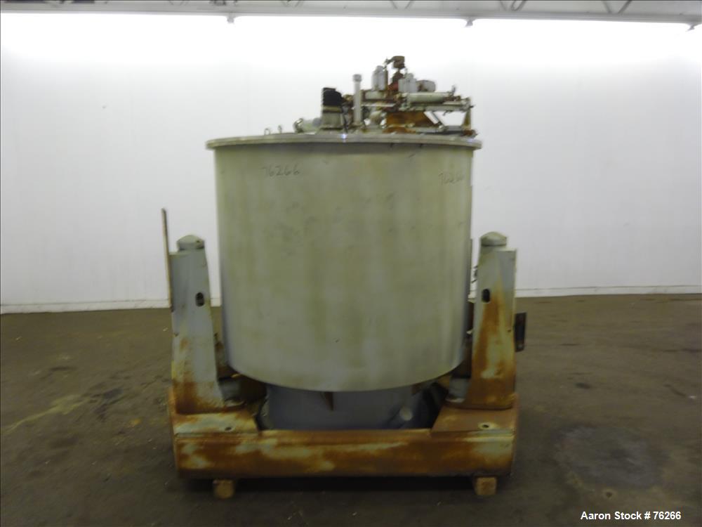 Reconditioned- Sharples 48" x 30" Perforated Basket Centrifuge