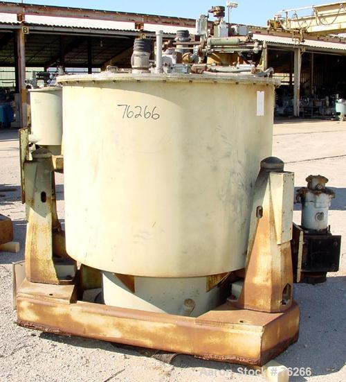 Reconditioned- Sharples 48" x 30" Perforated Basket Centrifuge