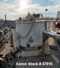 Used Sharples Stainless Steel Sludge Pak Perforated Basket Centrifuge, Model SP