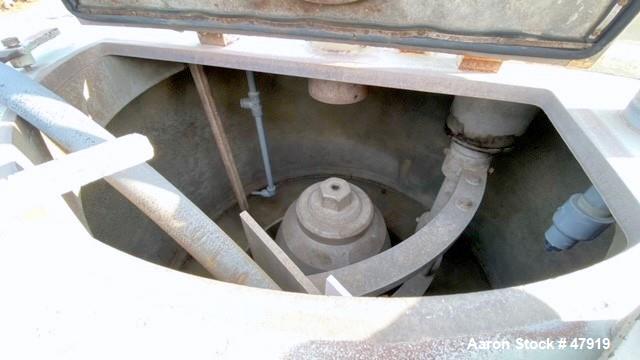 Used Sharples Stainless Steel Sludge Pak Perforated Basket Centrifuge, Model SP