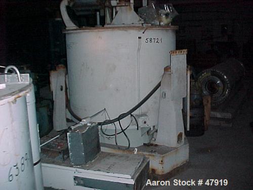 Used Sharples Stainless Steel Sludge Pak Perforated Basket Centrifuge, Model SP