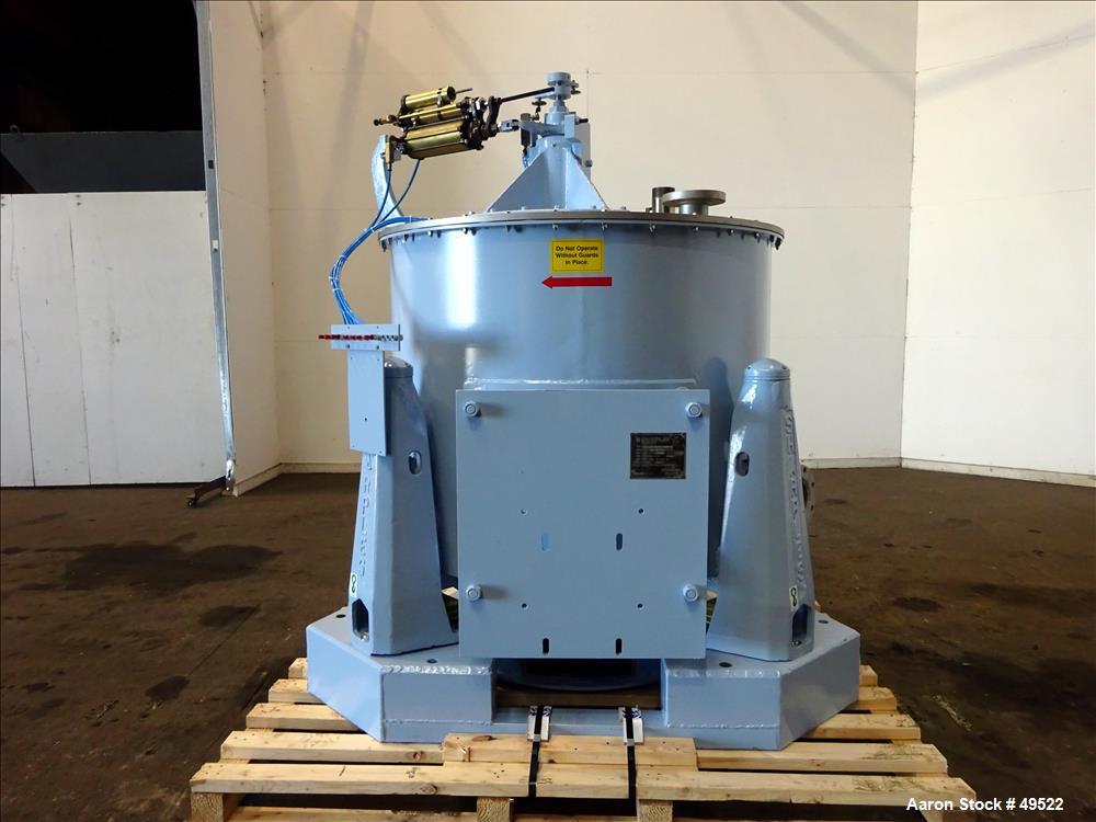Reconditioned- Sharples SST-1600 (48" x 30") Perforated Basket Centrifuge,