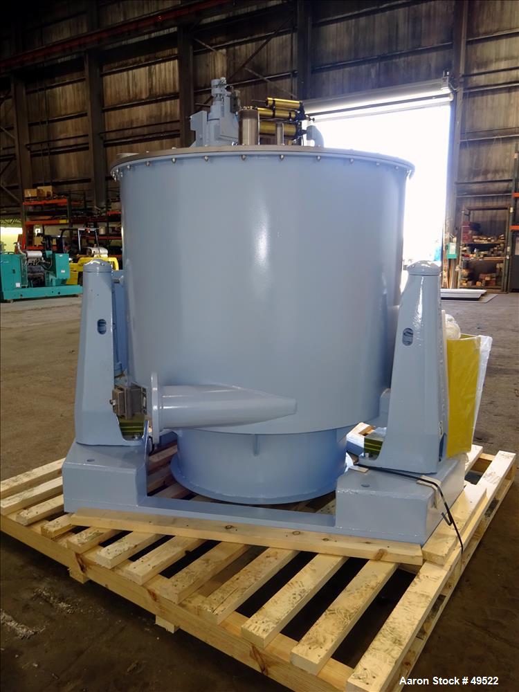 Reconditioned- Sharples SST-1600 (48" x 30") Perforated Basket Centrifuge,