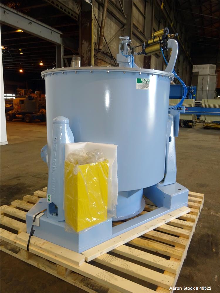 Reconditioned- Sharples SST-1600 (48" x 30") Perforated Basket Centrifuge,