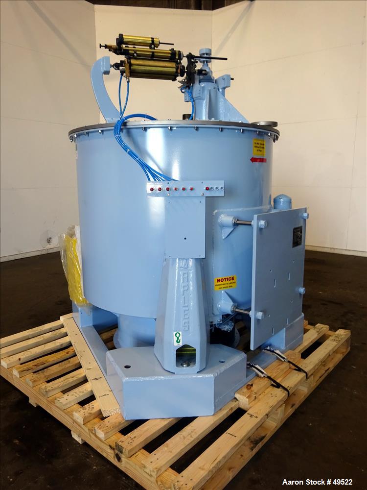 Reconditioned- Sharples SST-1600 (48" x 30") Perforated Basket Centrifuge,