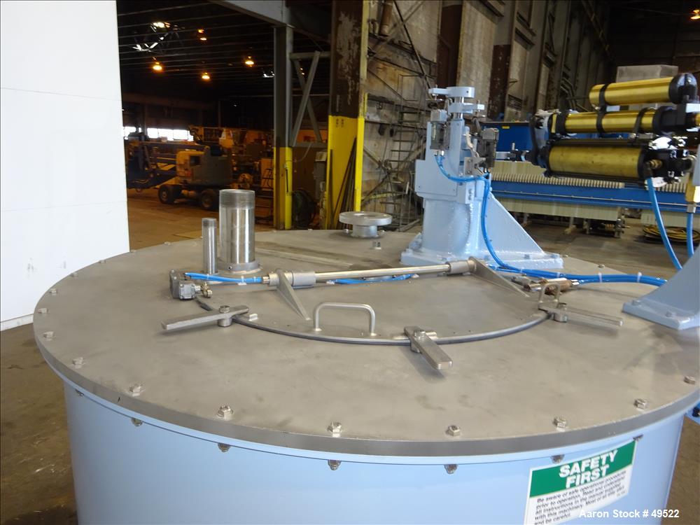 Reconditioned- Sharples SST-1600 (48" x 30") Perforated Basket Centrifuge,