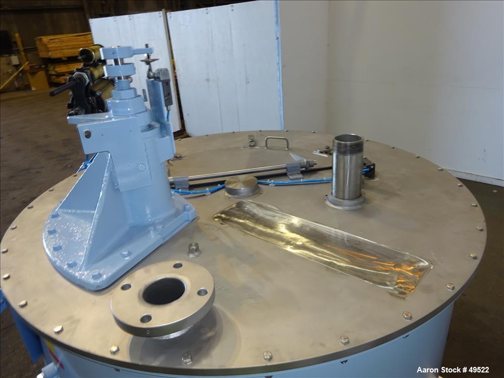 Reconditioned- Sharples SST-1600 (48" x 30") Perforated Basket Centrifuge,