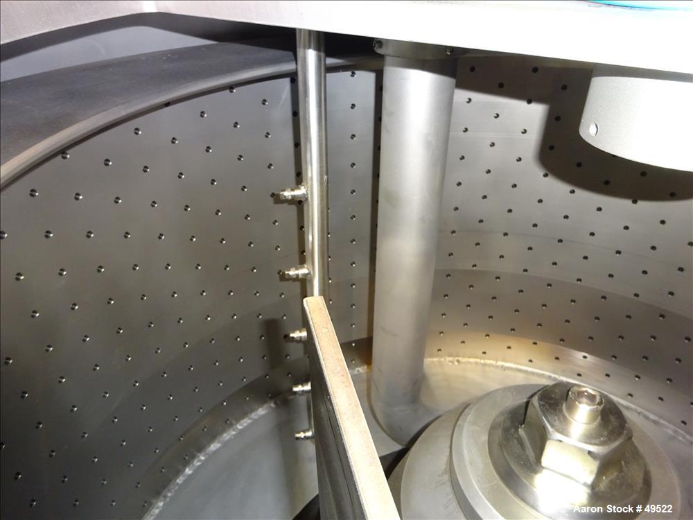 Reconditioned- Sharples SST-1600 (48" x 30") Perforated Basket Centrifuge,