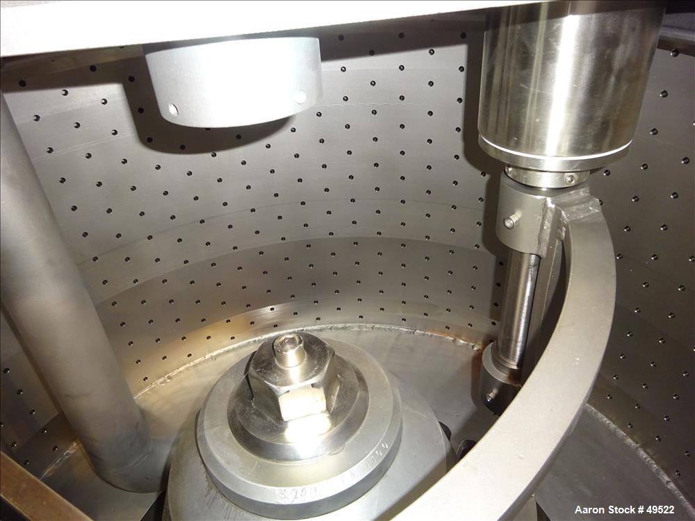 Reconditioned- Sharples SST-1600 (48" x 30") Perforated Basket Centrifuge,