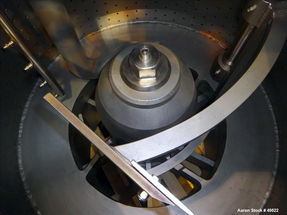 Reconditioned- Sharples SST-1600 (48" x 30") Perforated Basket Centrifuge,