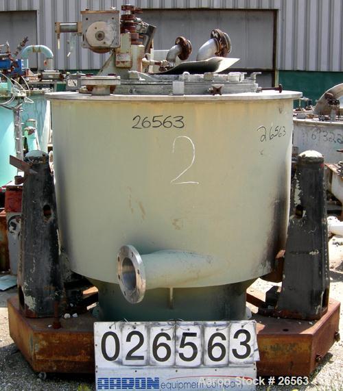 Used Sharples Tornado Perforate Basket Centrifuge