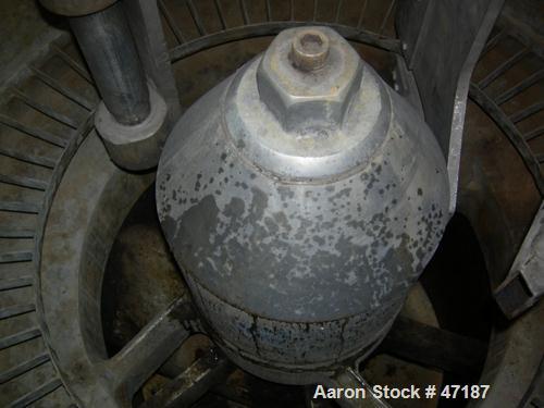 USED: Sharples Sludge-Pak, SP-5500. 48" x 24" Solid bowl centrifuge in 316SS including the bowl, frame & cover, knife discharge, air operatedskimmer, requires a 40 hp oil gear hydraulic drive, wheel ...