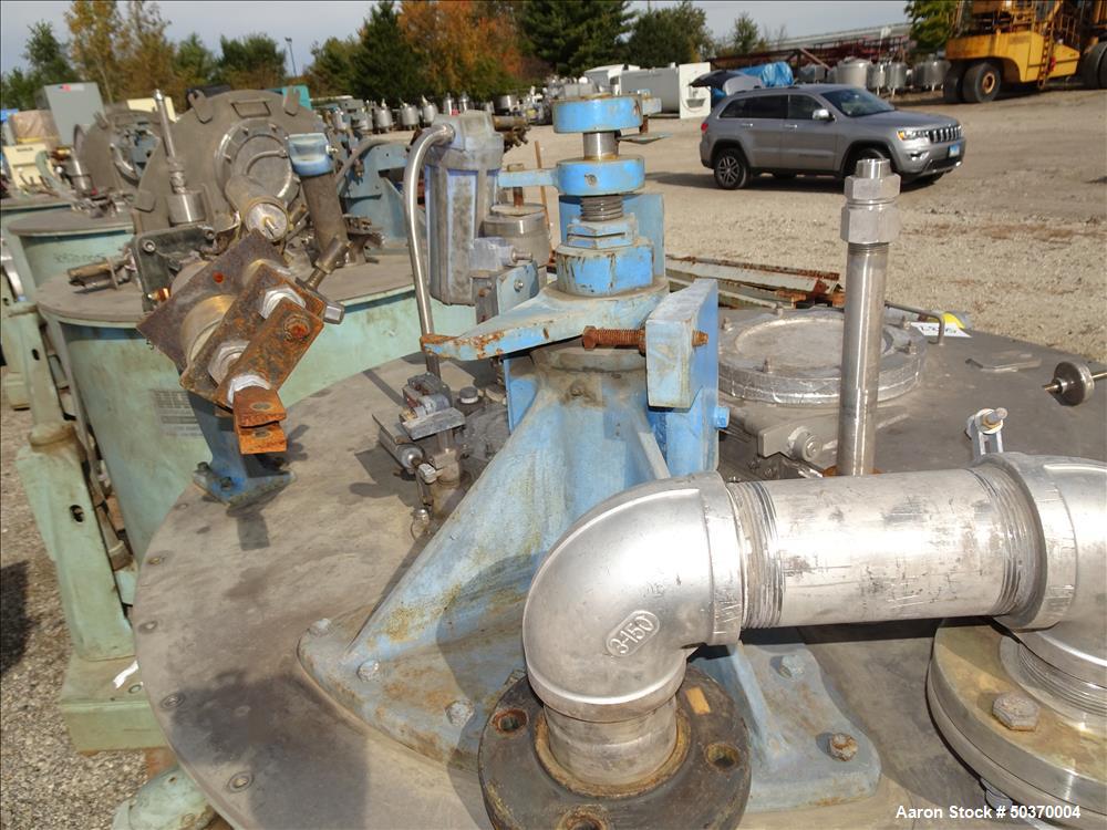 Used Sharples 48" x 30" Perforated Basket Centrifuge